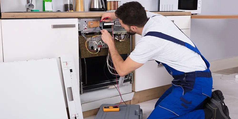 Repairing a dishwasher