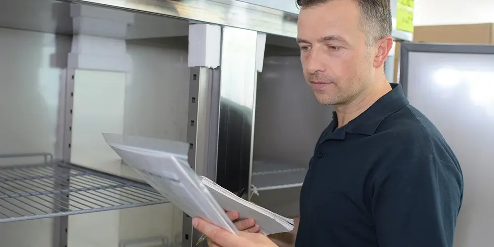 Installing a refrigerator