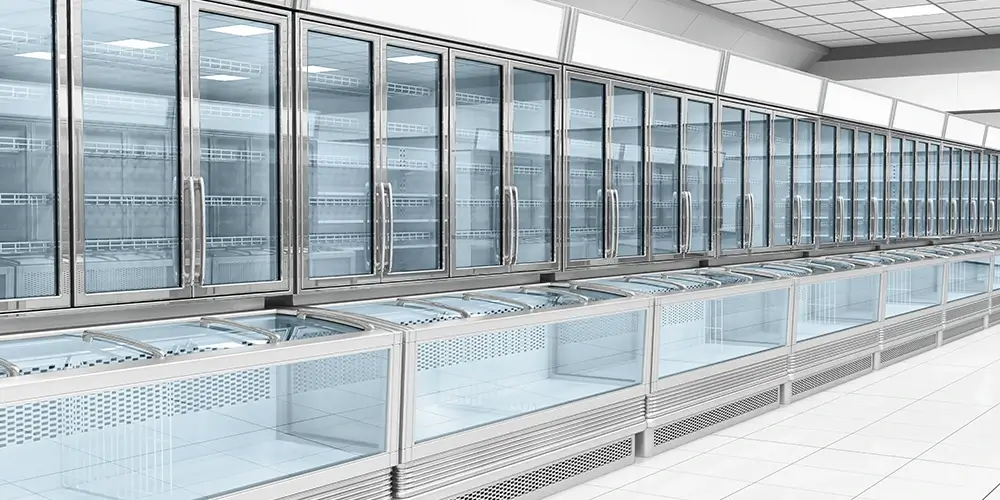 Refrigerated display cases