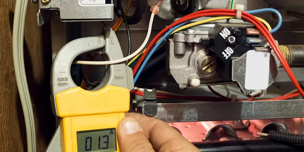 Running diagnostics on a furnace