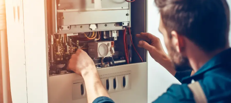 Installing a furnace