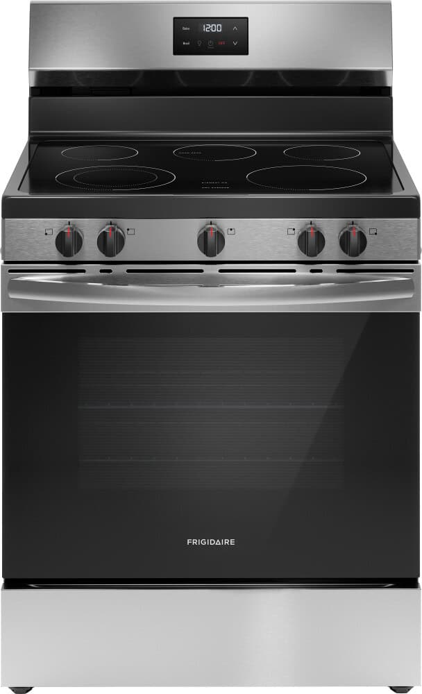 High-quality Frigidaire FCRE3052BS electric stove for reliable cooking.