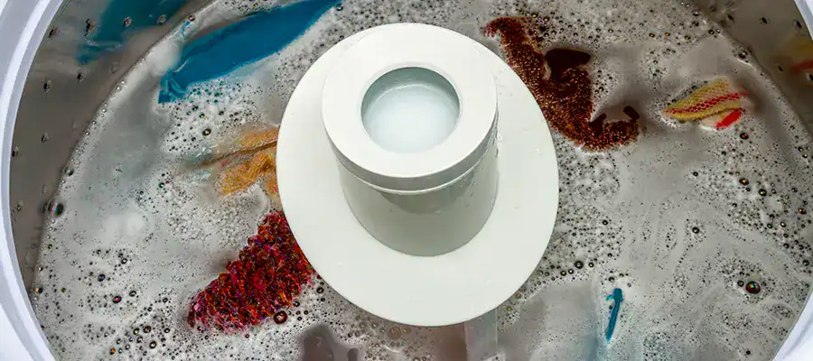 A undrained washing machine